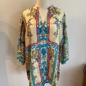 JOHNNY WAS Hari Button Down Blouse